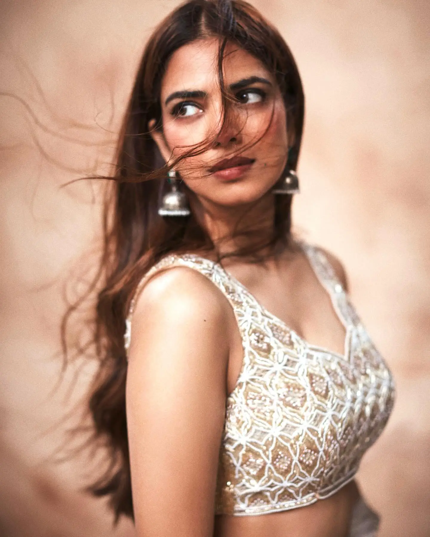 Malavika Mohanan Elegant Looks in Traditional Dress