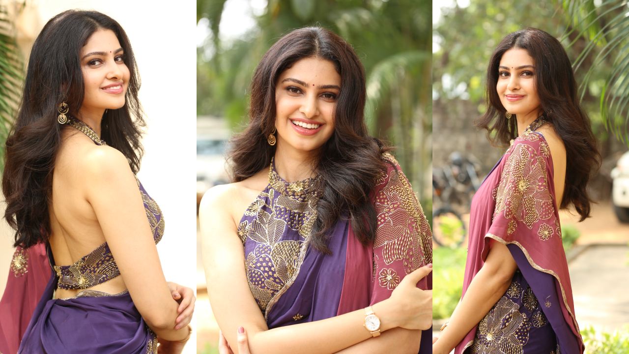 Manasa Varanasi : మాజీ మిస్ ఇండియా.. సింపుల్ గా చీరలో.. మొదటి సినిమా ప్రమోషన్స్‌లో