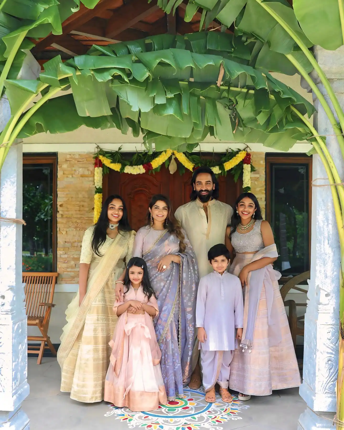 Manchu Vishnu Family Celebrates Dasara