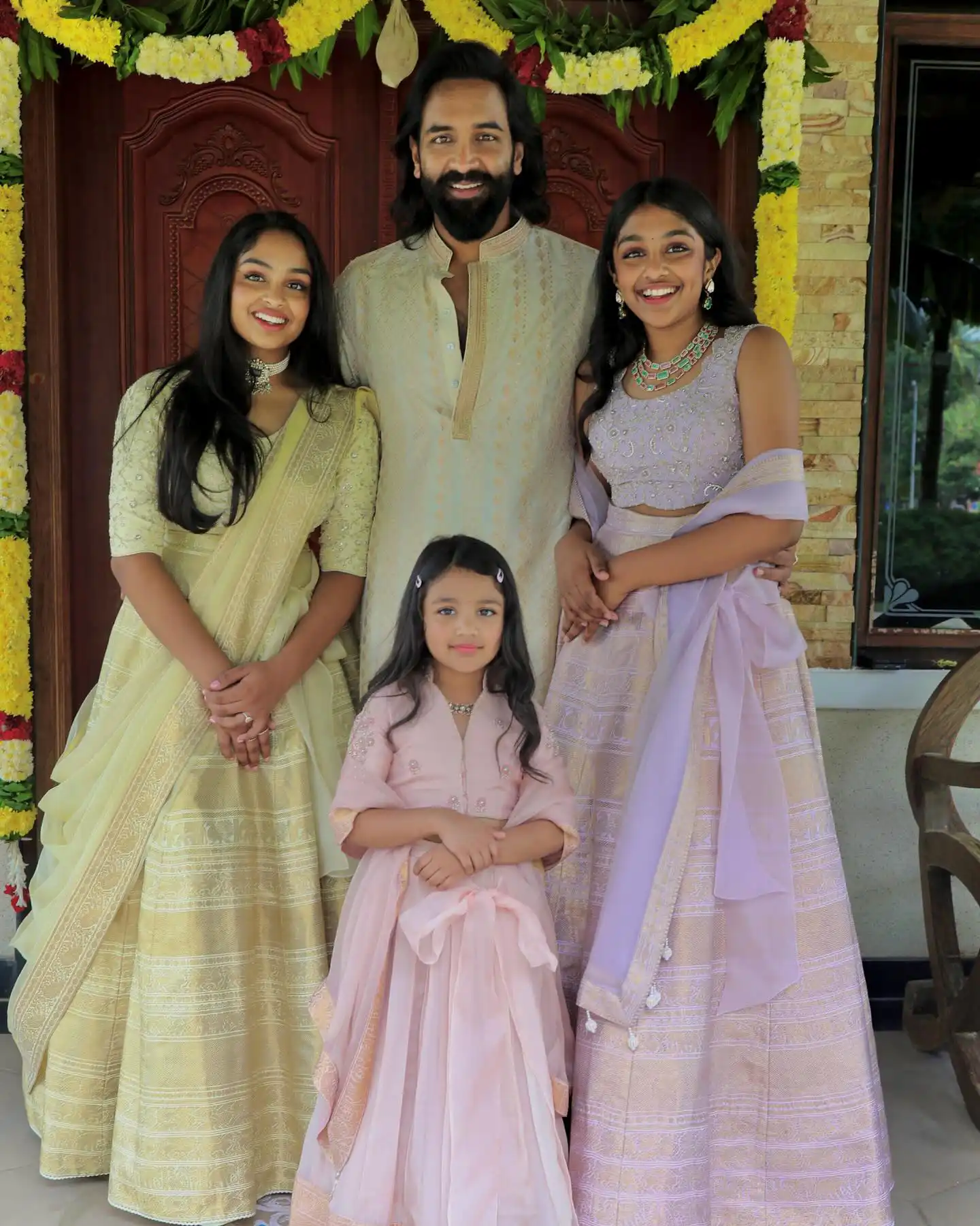 Manchu Vishnu Family Celebrates Dasara