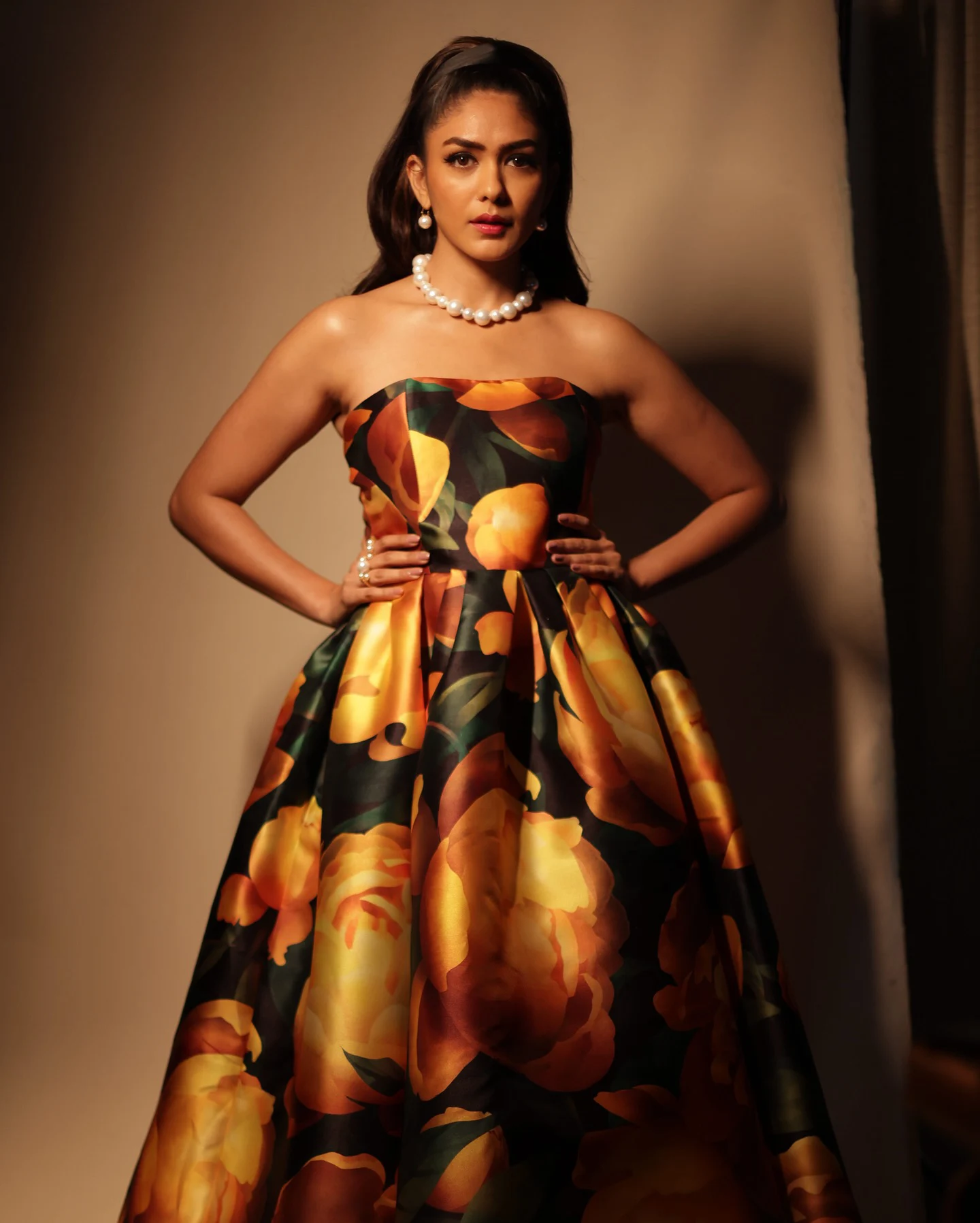 Mrunal Thakur Enjoying Coffee with Photo Shoot