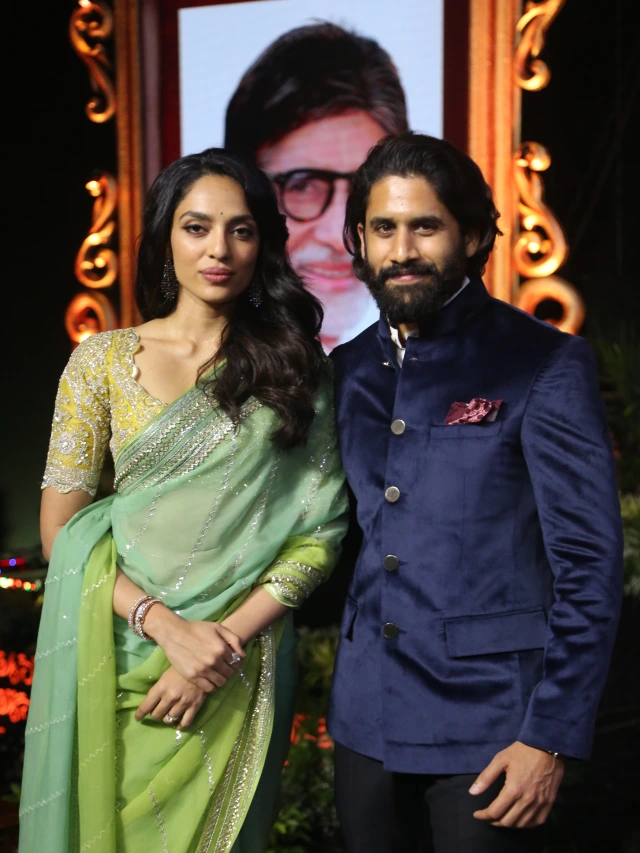 Naga Chaitanya Sobhita Dhulipala Photos from ANR National Award Event