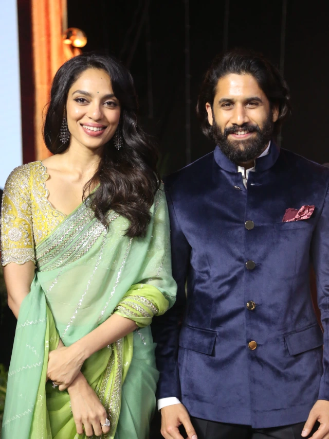 Naga Chaitanya Sobhita Dhulipala Photos from ANR National Award Event