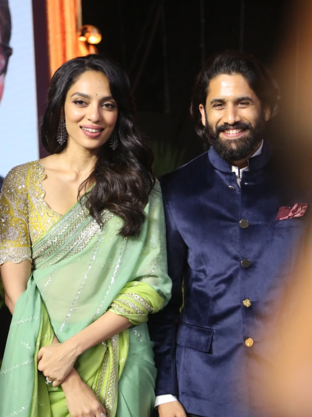 Naga Chaitanya Sobhita Dhulipala Photos from ANR National Award Event