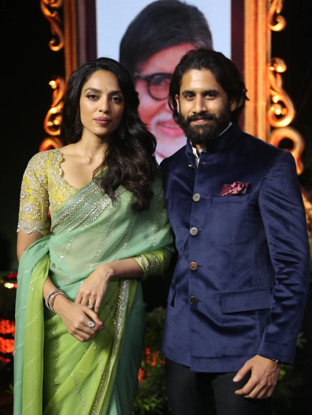 Naga Chaitanya Sobhita Dhulipala Photos from ANR National Award Event