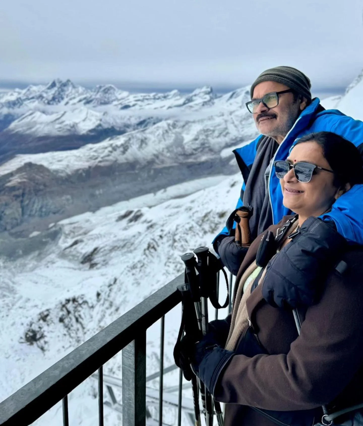 Nagababu Enjoying with Family in Switzerland