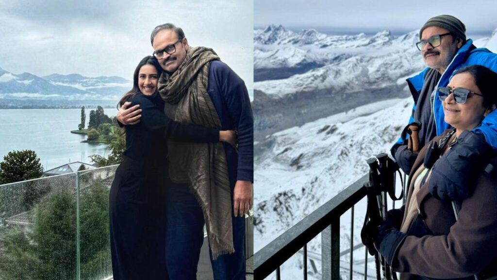 Nagababu Enjoying with Family in Switzerland