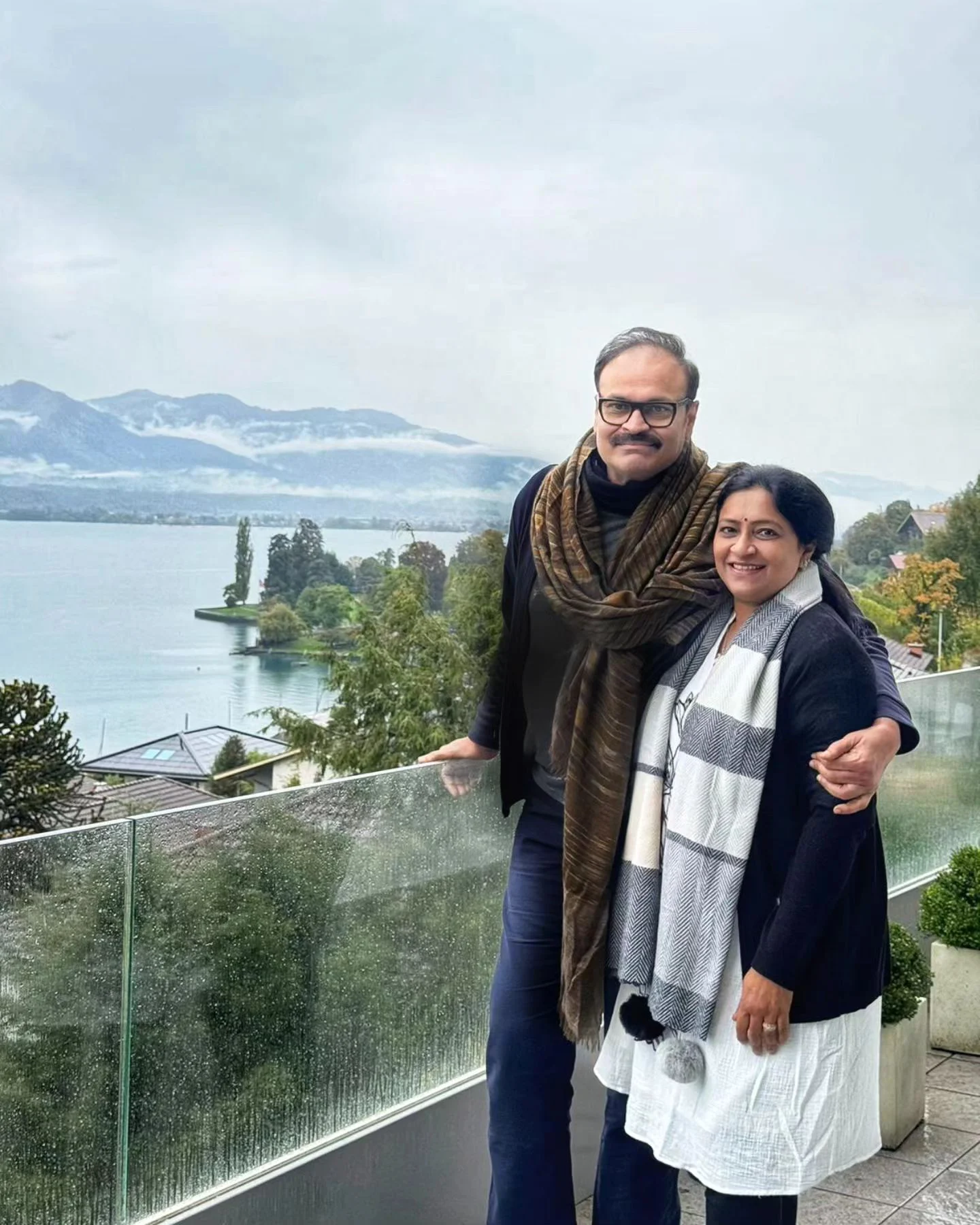 Nagababu Enjoying with Family in Switzerland