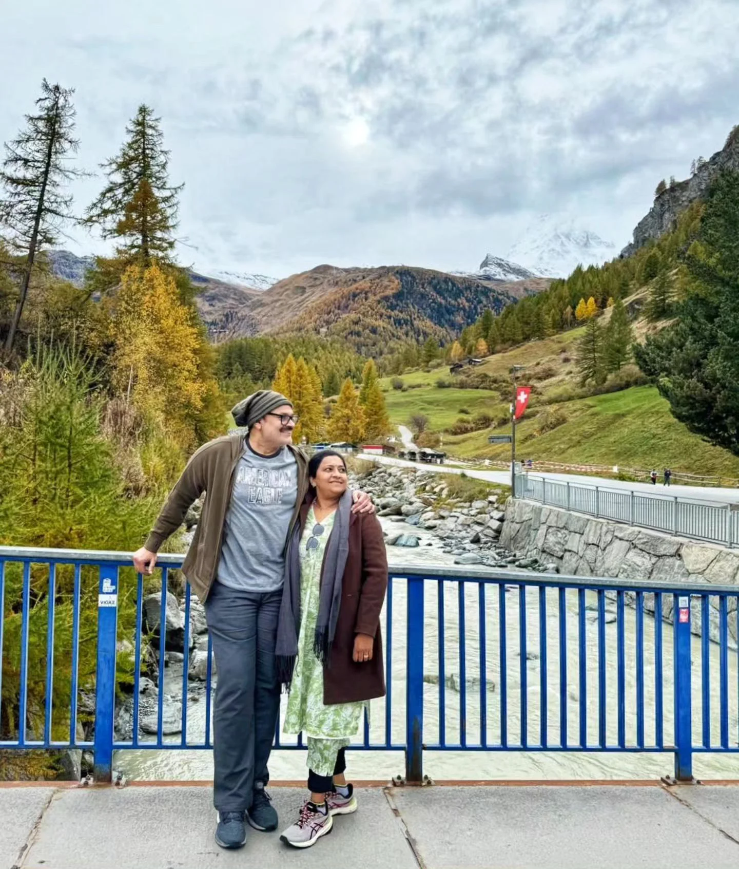Nagababu Enjoying with Family in Switzerland