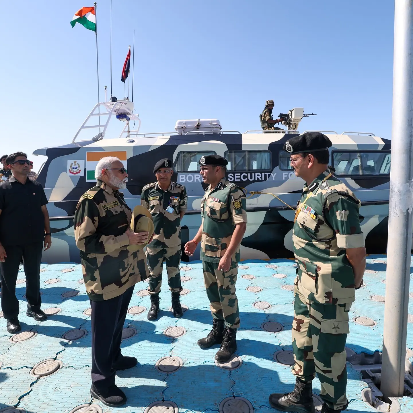 PM Narendra Modi Diwali Celebrations with BSF Soldiers at Boarder