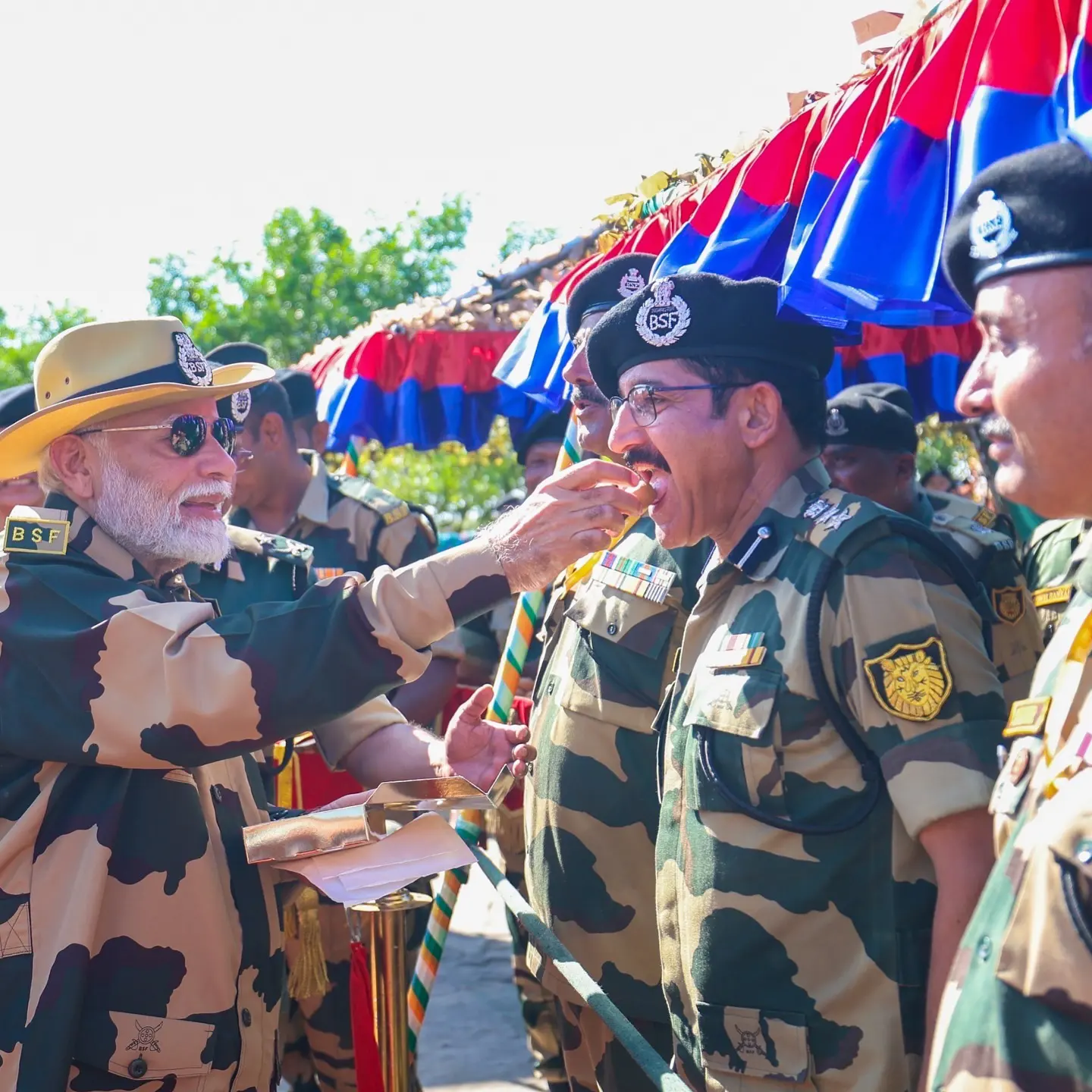 PM Narendra Modi Diwali Celebrations with BSF Soldiers at Boarder