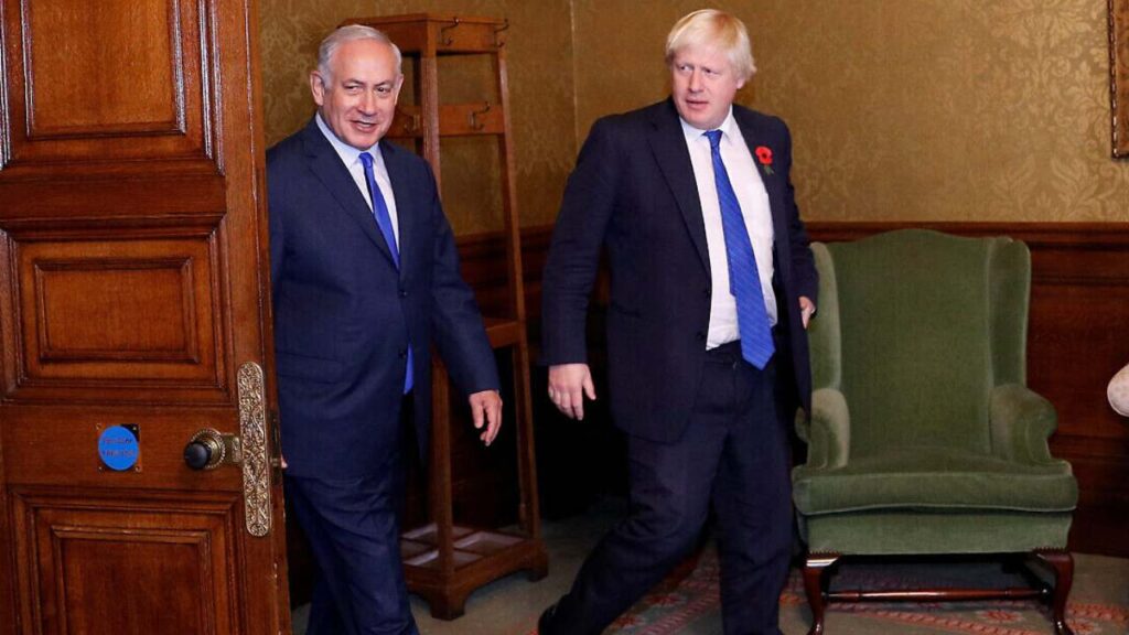 Netanyahu Boris Johnson