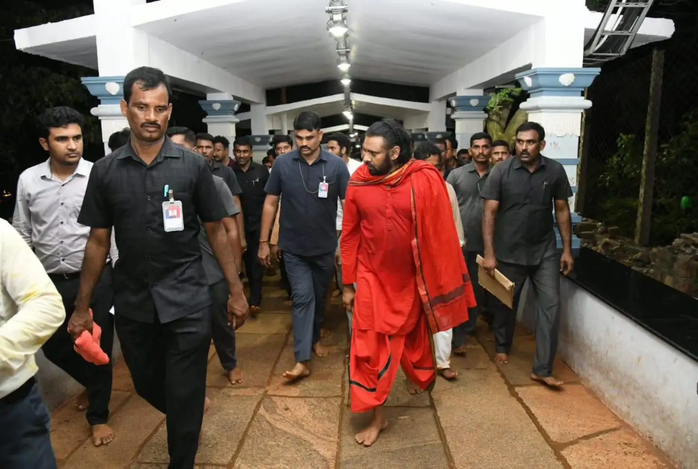 Pawan Kalyan Went to Tirumala by Walk Photos goes Viral