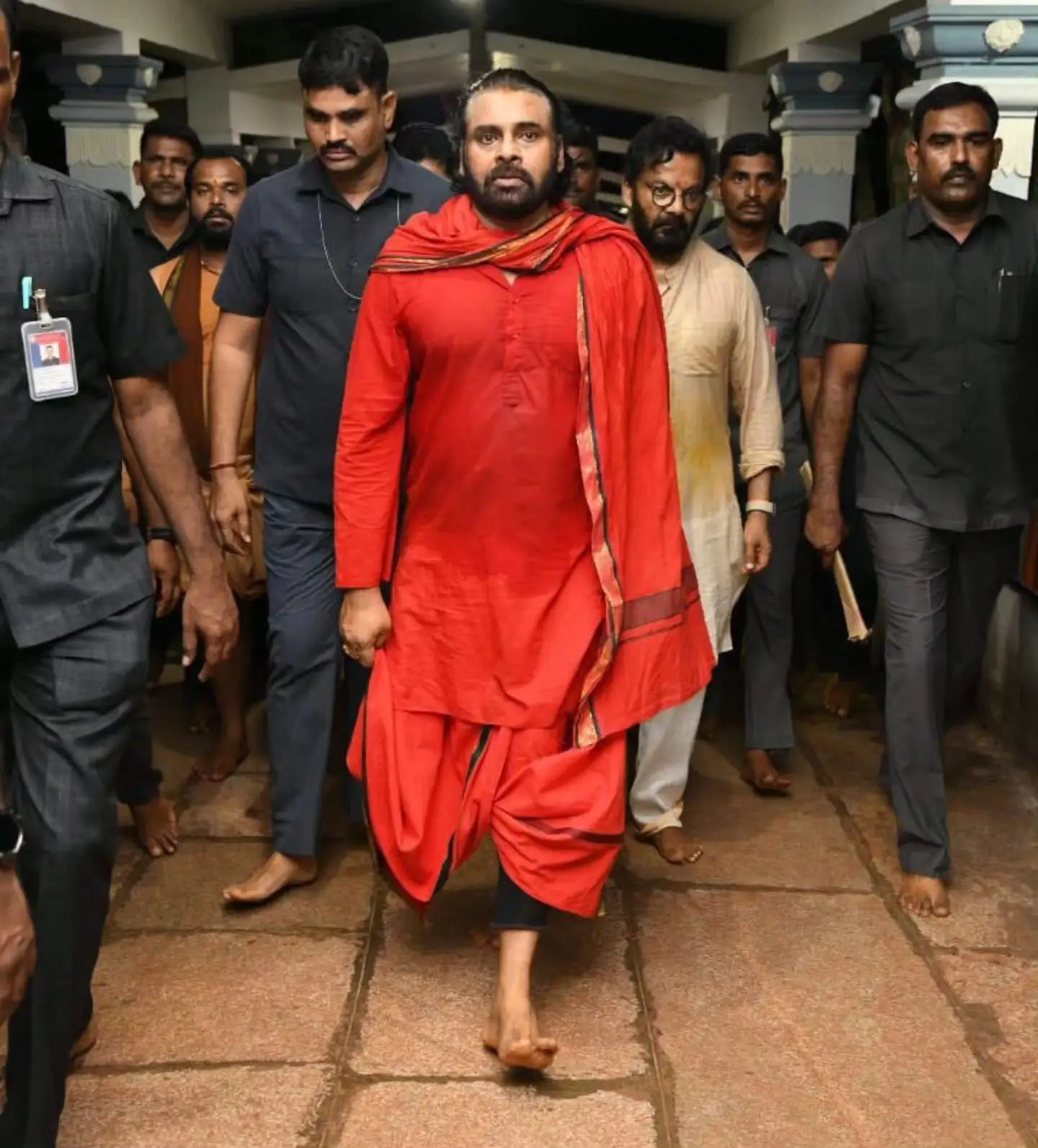 Pawan Kalyan Went to Tirumala by Walk Photos goes Viral
