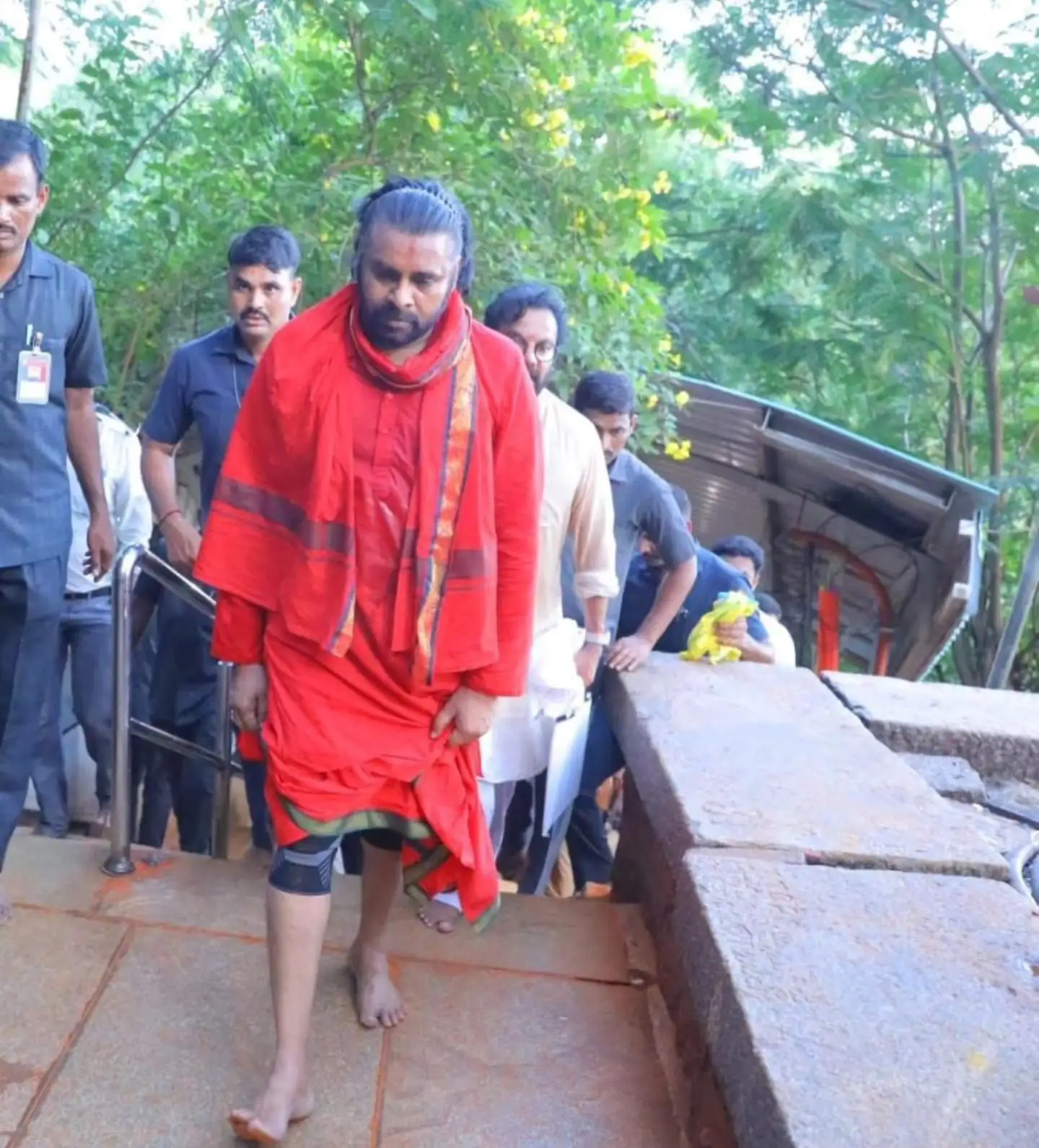 Pawan Kalyan Went to Tirumala by Walk Photos goes Viral