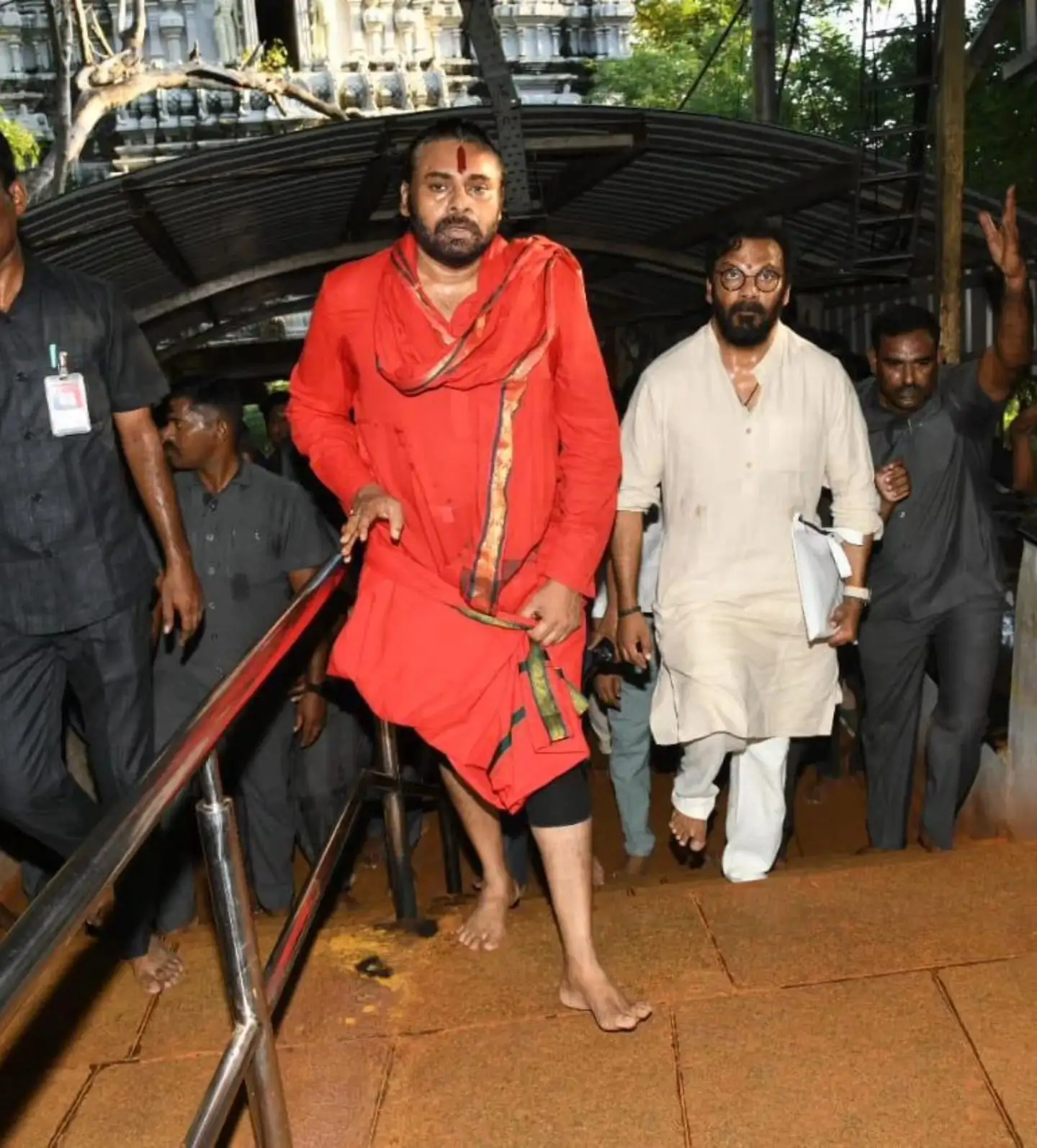 Pawan Kalyan Went to Tirumala by Walk Photos goes Viral