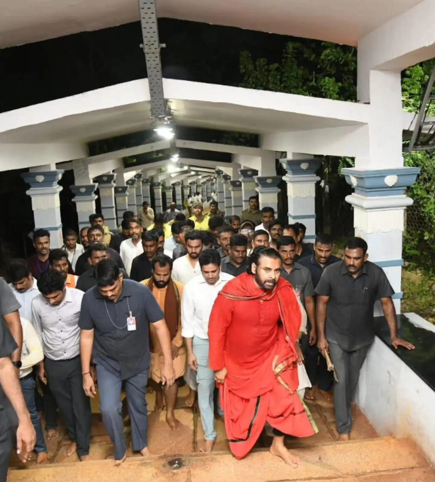 Pawan Kalyan Went to Tirumala by Walk Photos goes Viral