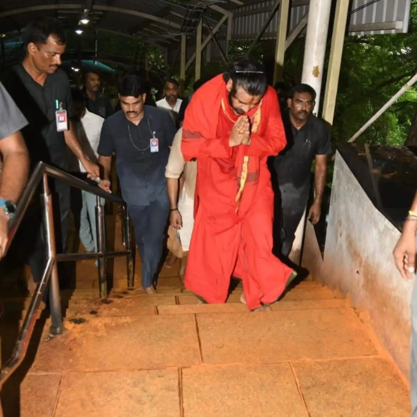 Pawan Kalyan Went to Tirumala by Walk Photos goes Viral