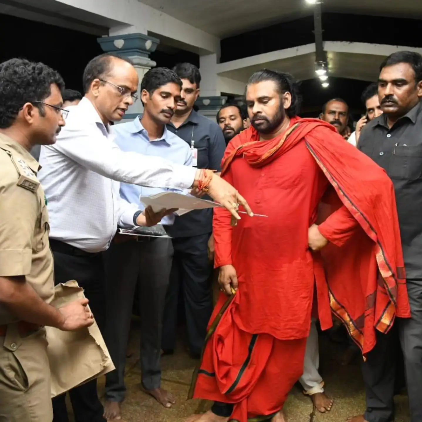 Pawan Kalyan Went to Tirumala by Walk Photos goes Viral
