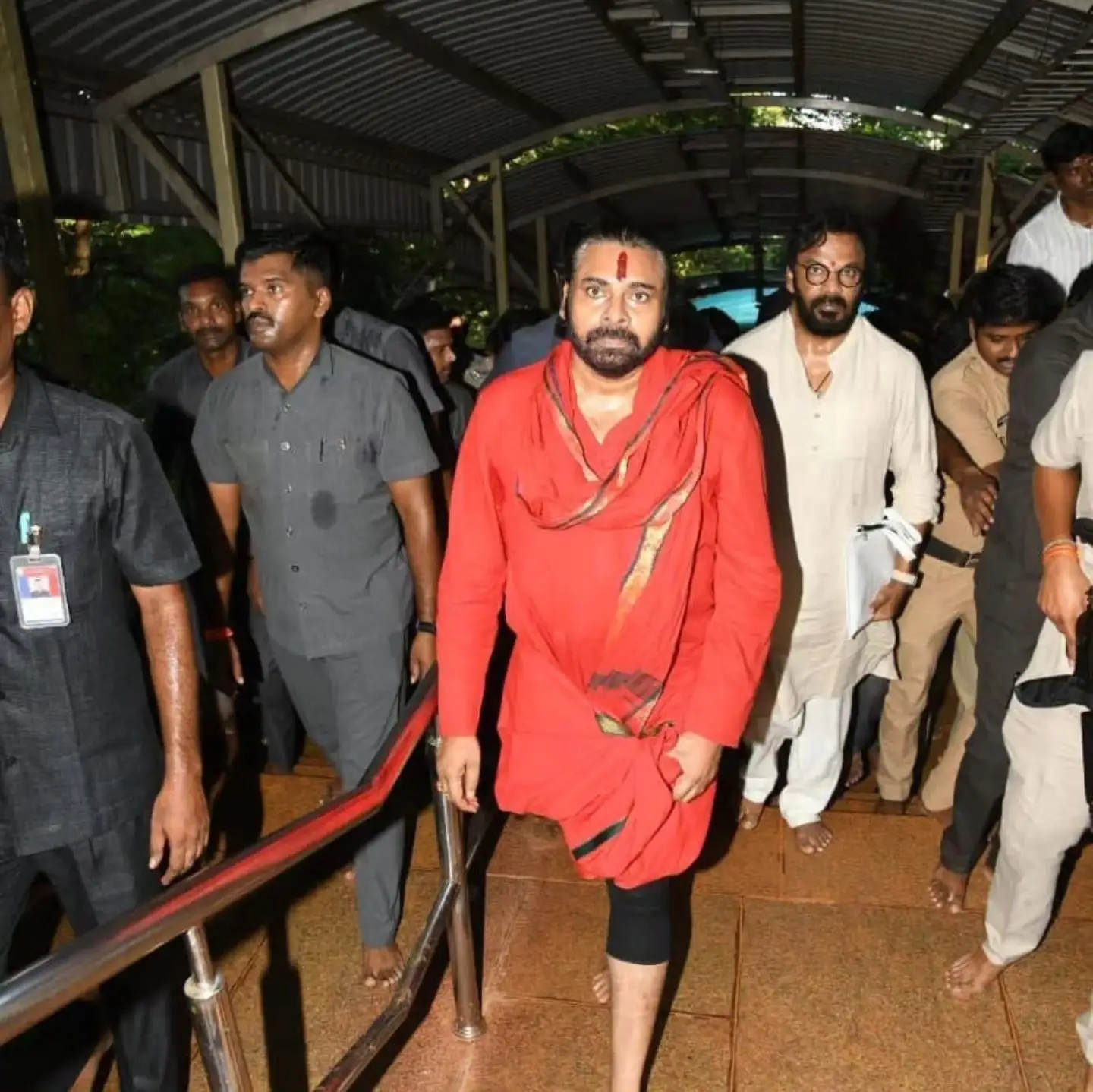 Pawan Kalyan Went to Tirumala by Walk Photos goes Viral