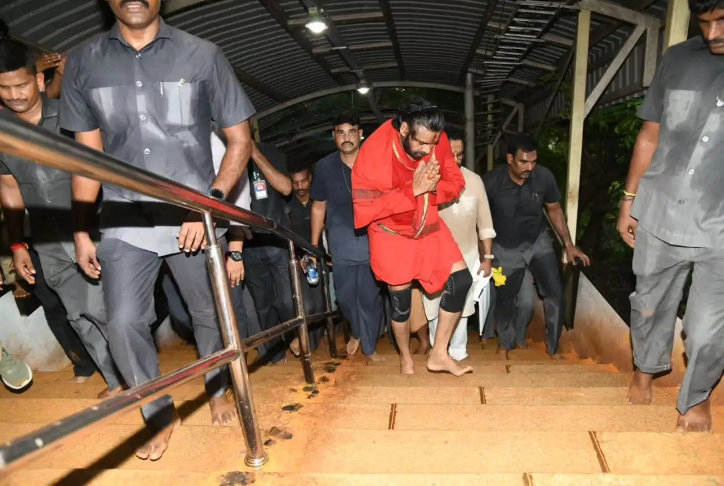 Pawan Kalyan Went to Tirumala by Walk Photos goes Viral