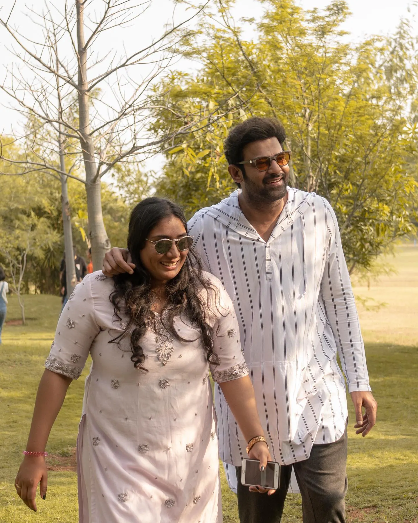 Prabhas Sister Praseedha Shares Photos with his Brother