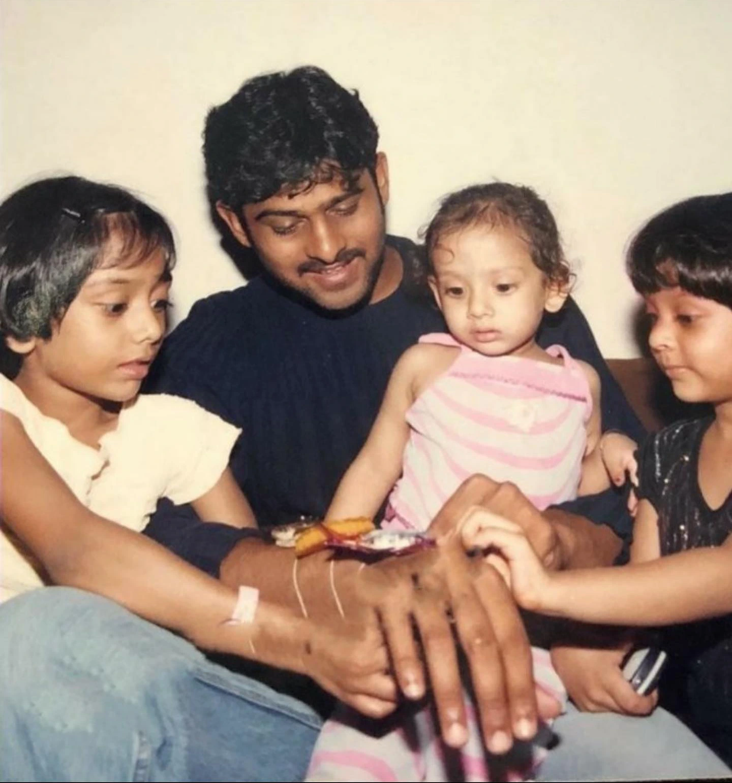 Prabhas Sister Praseedha Shares Photos with his Brother