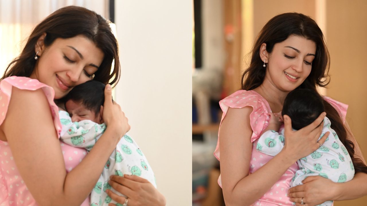 Pranita Subhash : ఇటీవలే పుట్టిన బాబుతో ఫొటోలకు పోజులిచ్చిన హీరోయిన్..