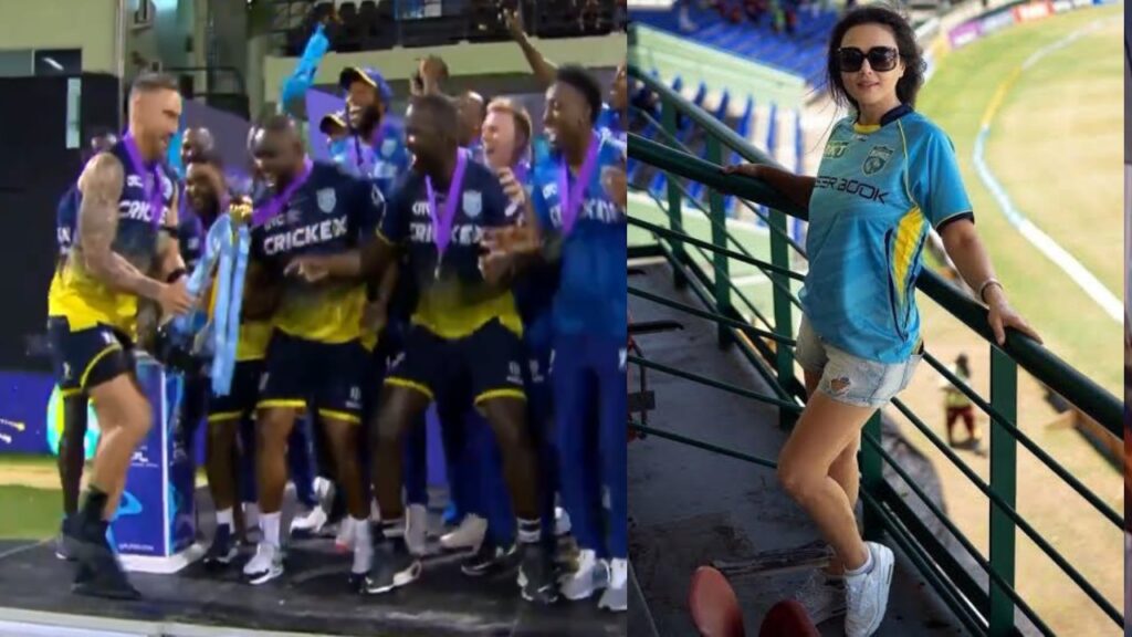 Preity Zinta finally wins a T20 league trophy Kings franchise lift maiden trophy as St Lucia Kings win CPL 2024