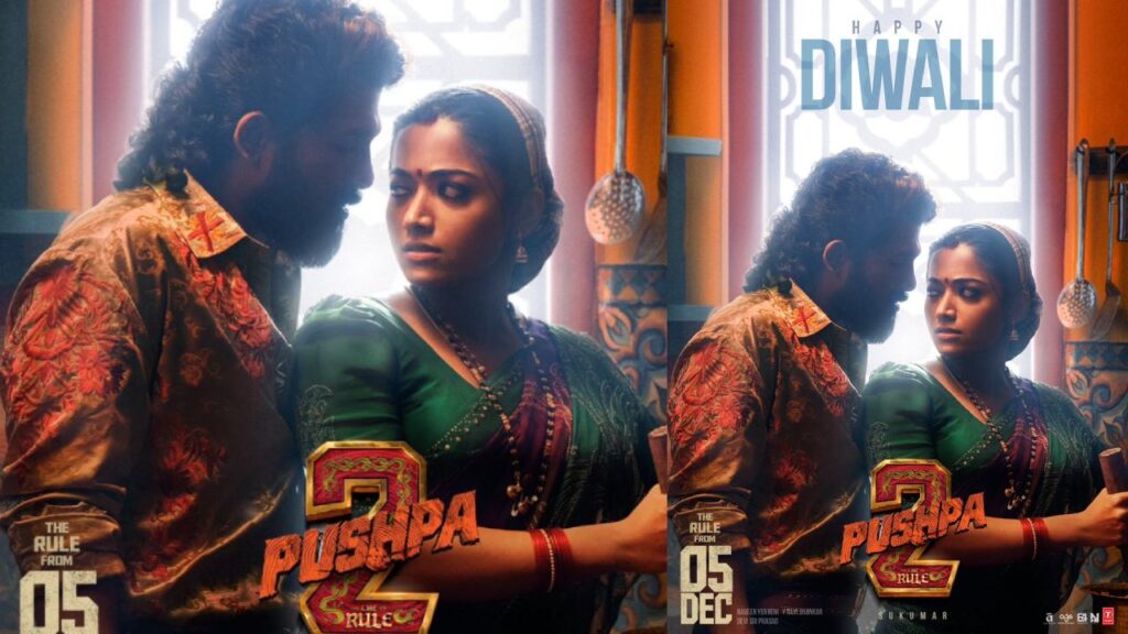 Romantic poster release from Pushpa 2 movie