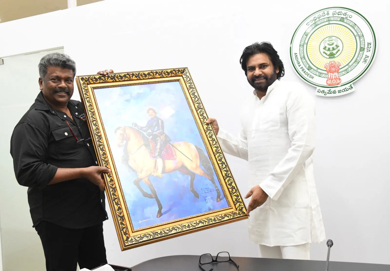 Tamil Actor Director Radhakrishnan Parthiban Meets AP Deputy CM Pawan Kalyan