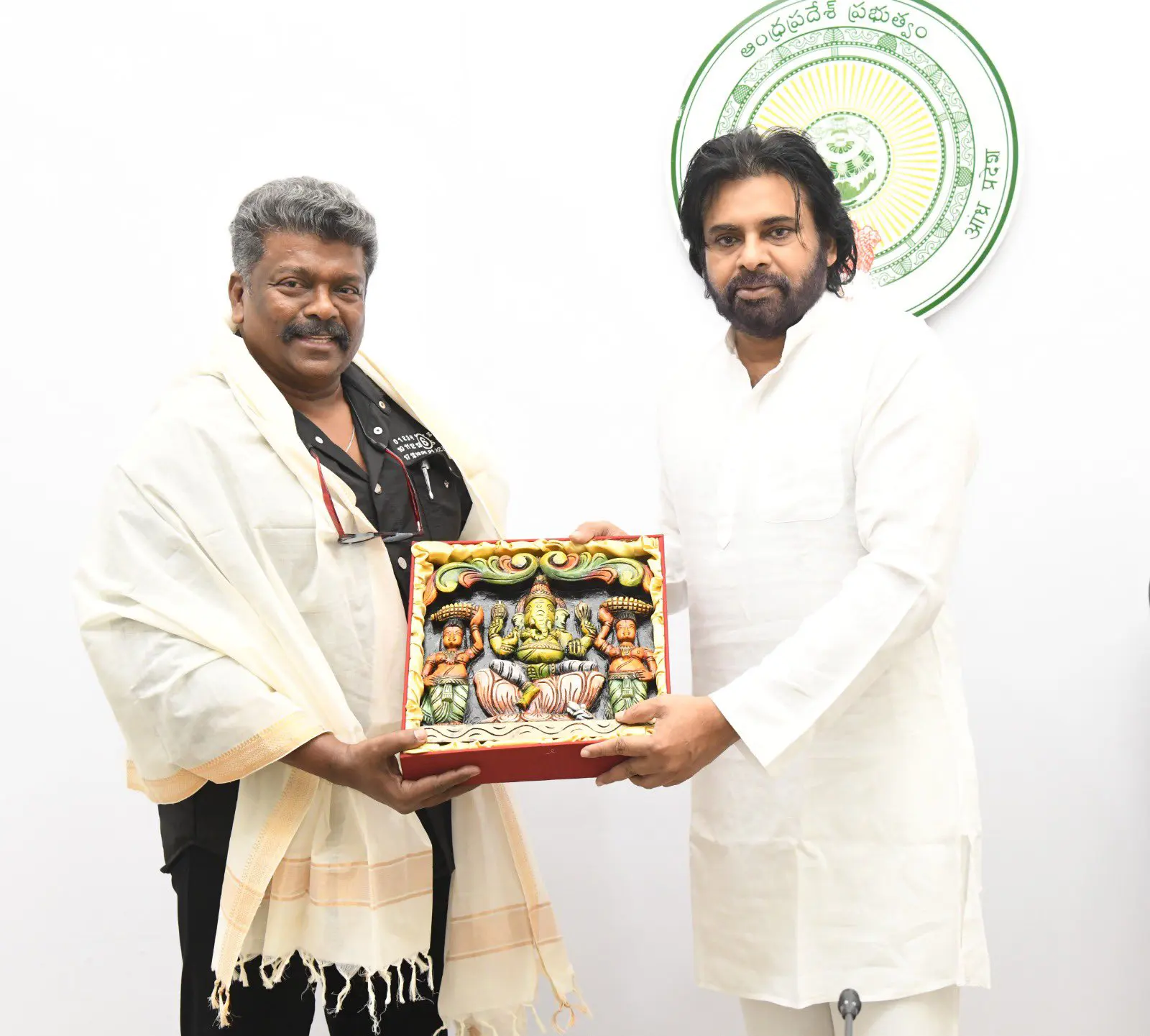 Tamil Actor Director Radhakrishnan Parthiban Meets AP Deputy CM Pawan Kalyan