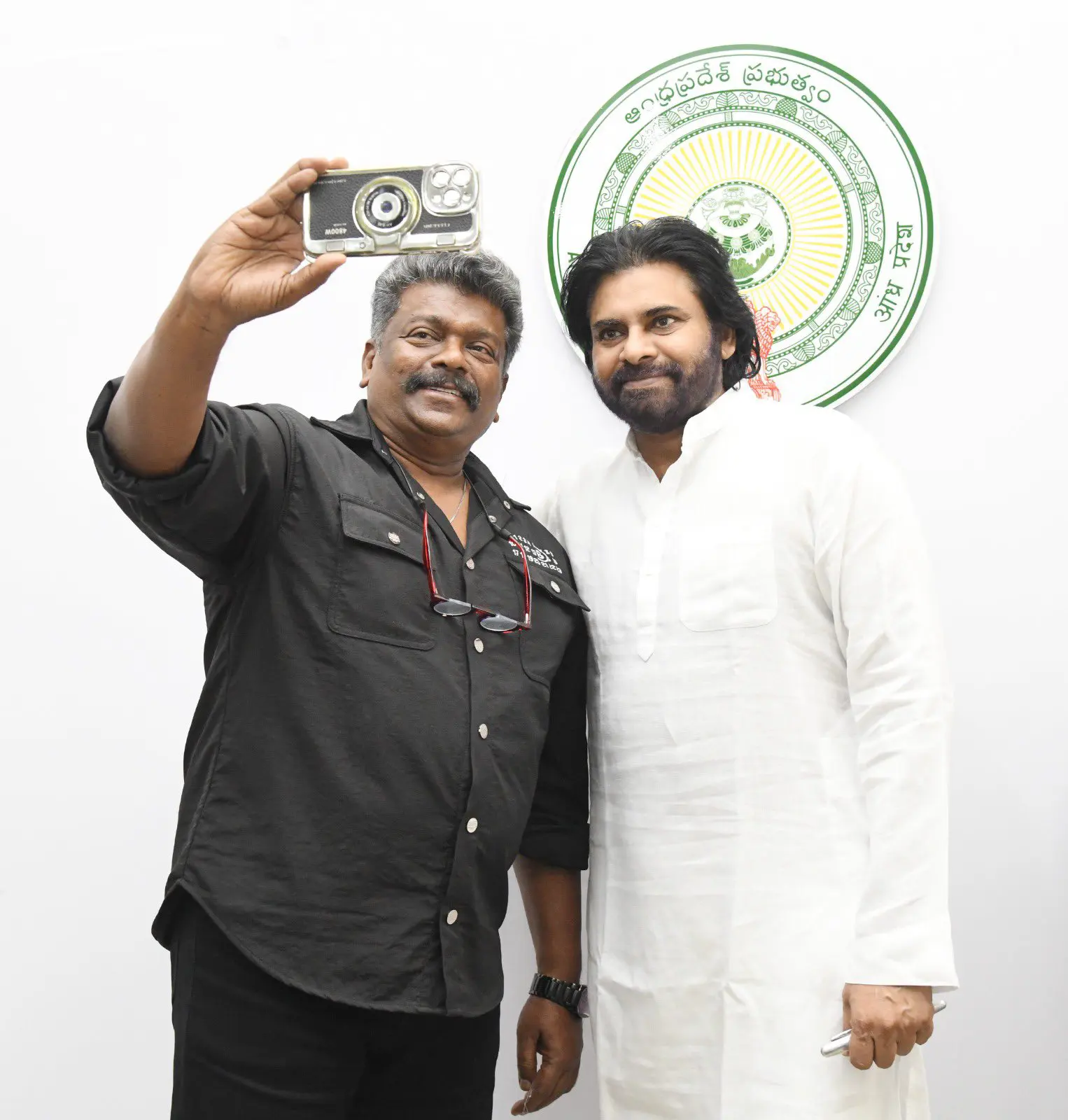 Tamil Actor Director Radhakrishnan Parthiban Meets AP Deputy CM Pawan Kalyan