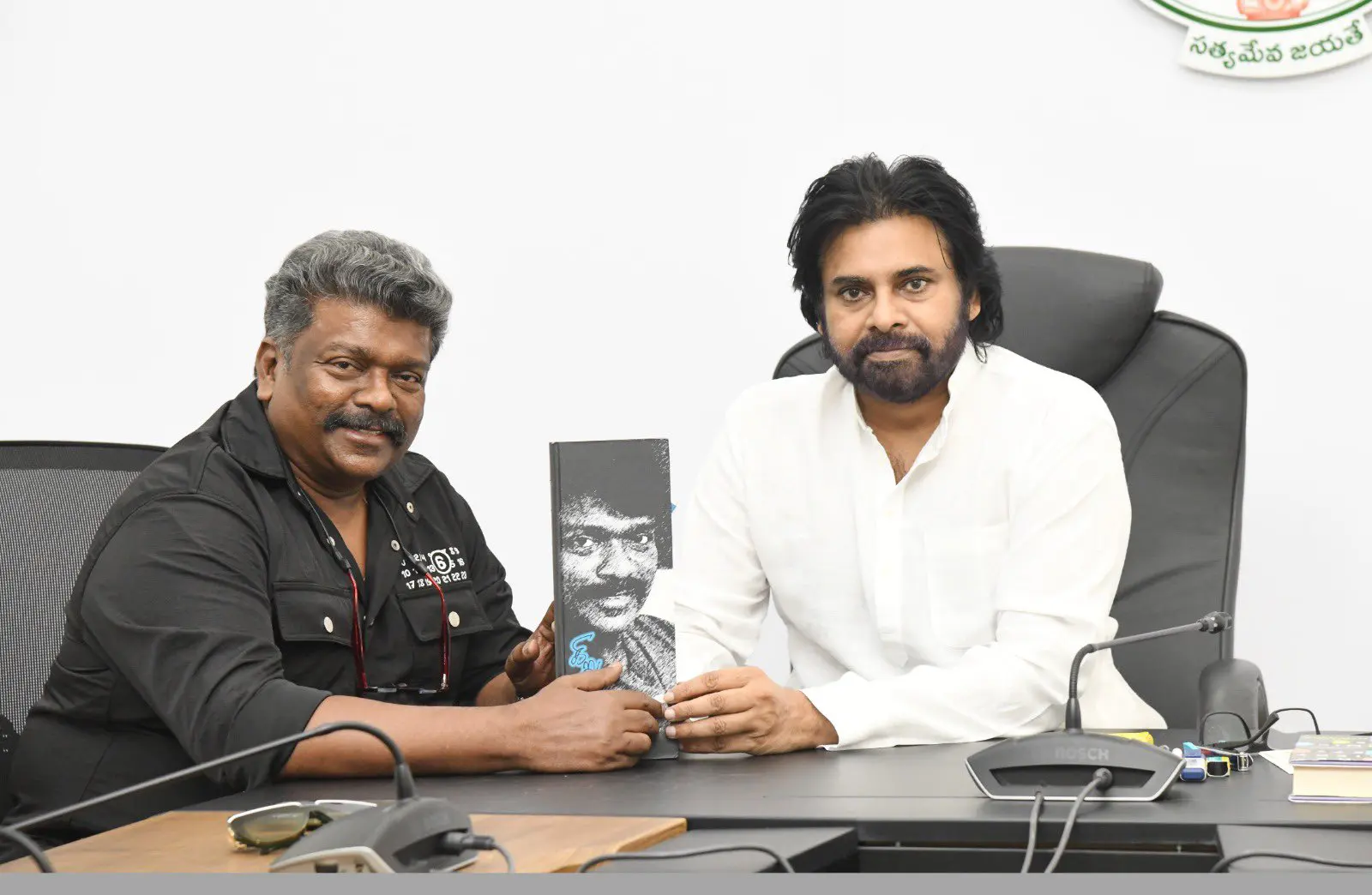 Tamil Actor Director Radhakrishnan Parthiban Meets AP Deputy CM Pawan Kalyan