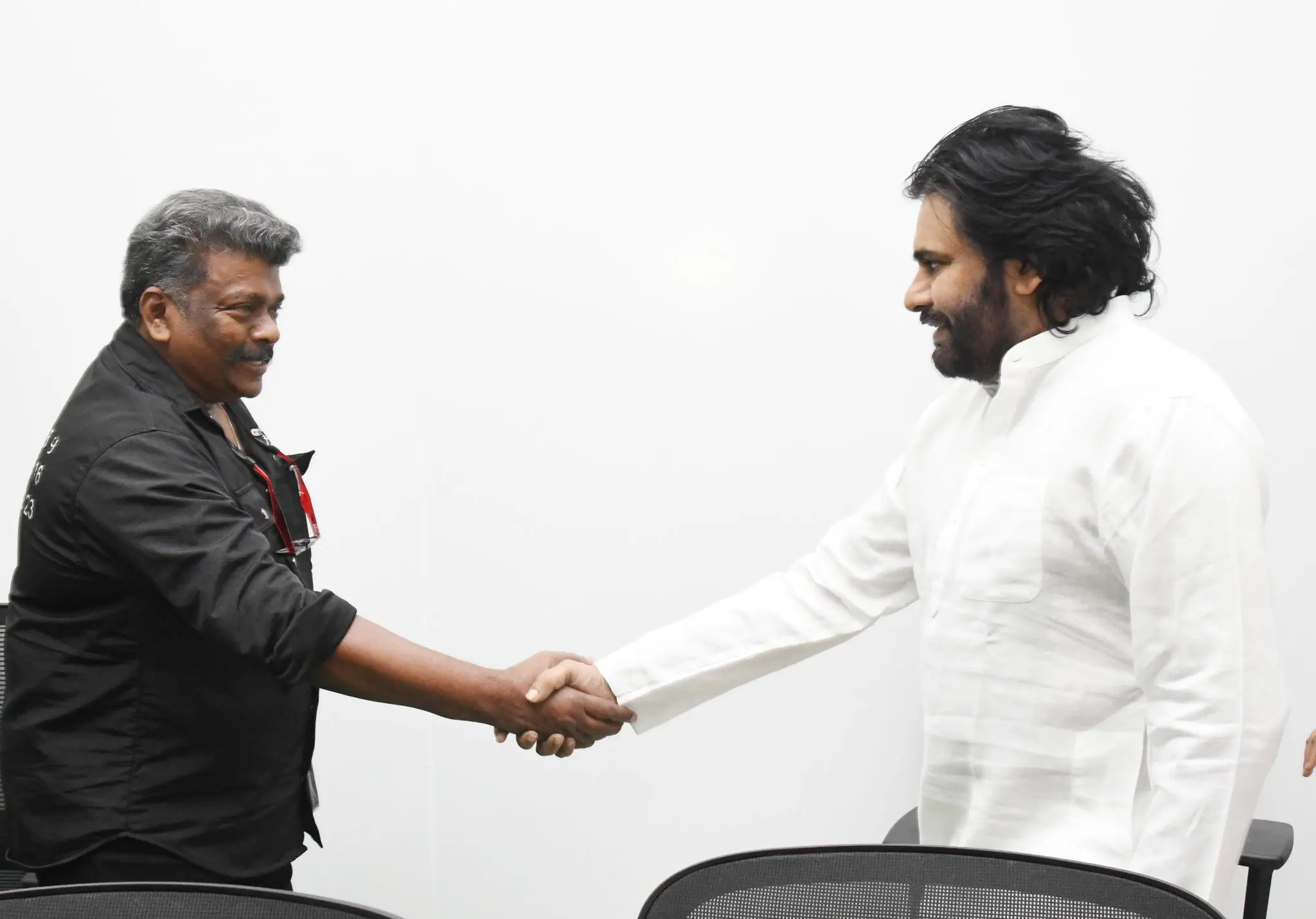 Tamil Actor Director Radhakrishnan Parthiban Meets AP Deputy CM Pawan Kalyan