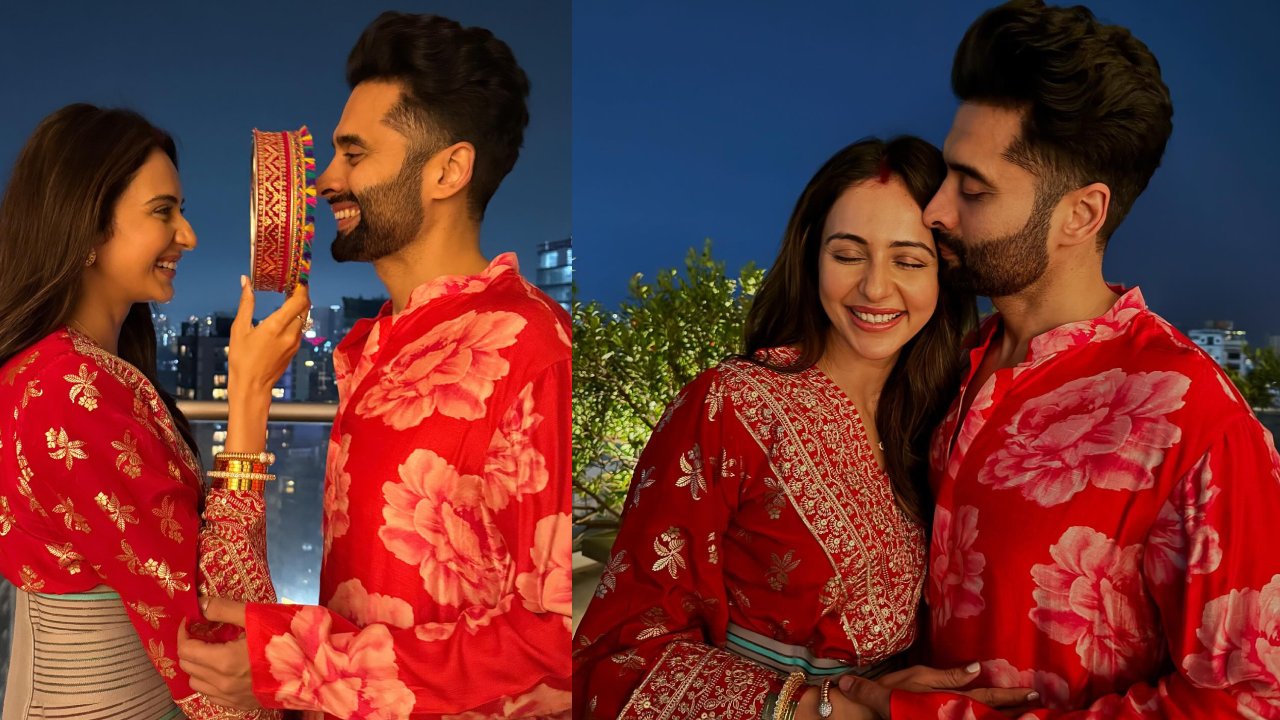 Rakul Preet Singh : పెళ్లయ్యాక భర్తతో రకుల్ ప్రీత్ సింగ్ మొదటి కర్వా చౌత్ వేడుకలు.. ఫొటోలు వైరల్.. Rakul Preet Singh : పెళ్లయ్యాక భర్తతో రకుల్ ప్రీత్ సింగ్ మొదటి కర్వా చౌత్ వేడుకలు.. ఫొటోలు వైరల్..