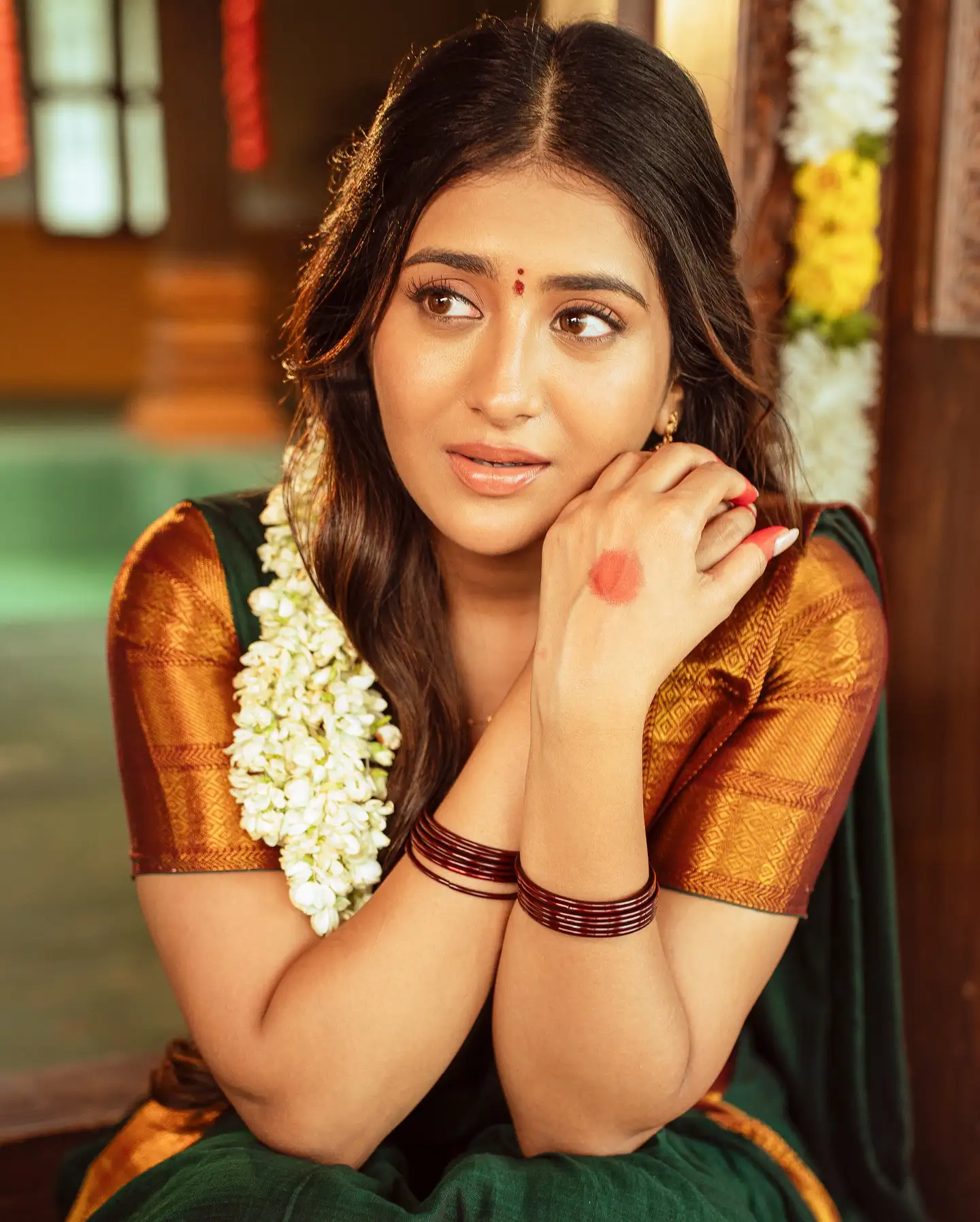 Rashi Singh Shining Looks in Half Saree
