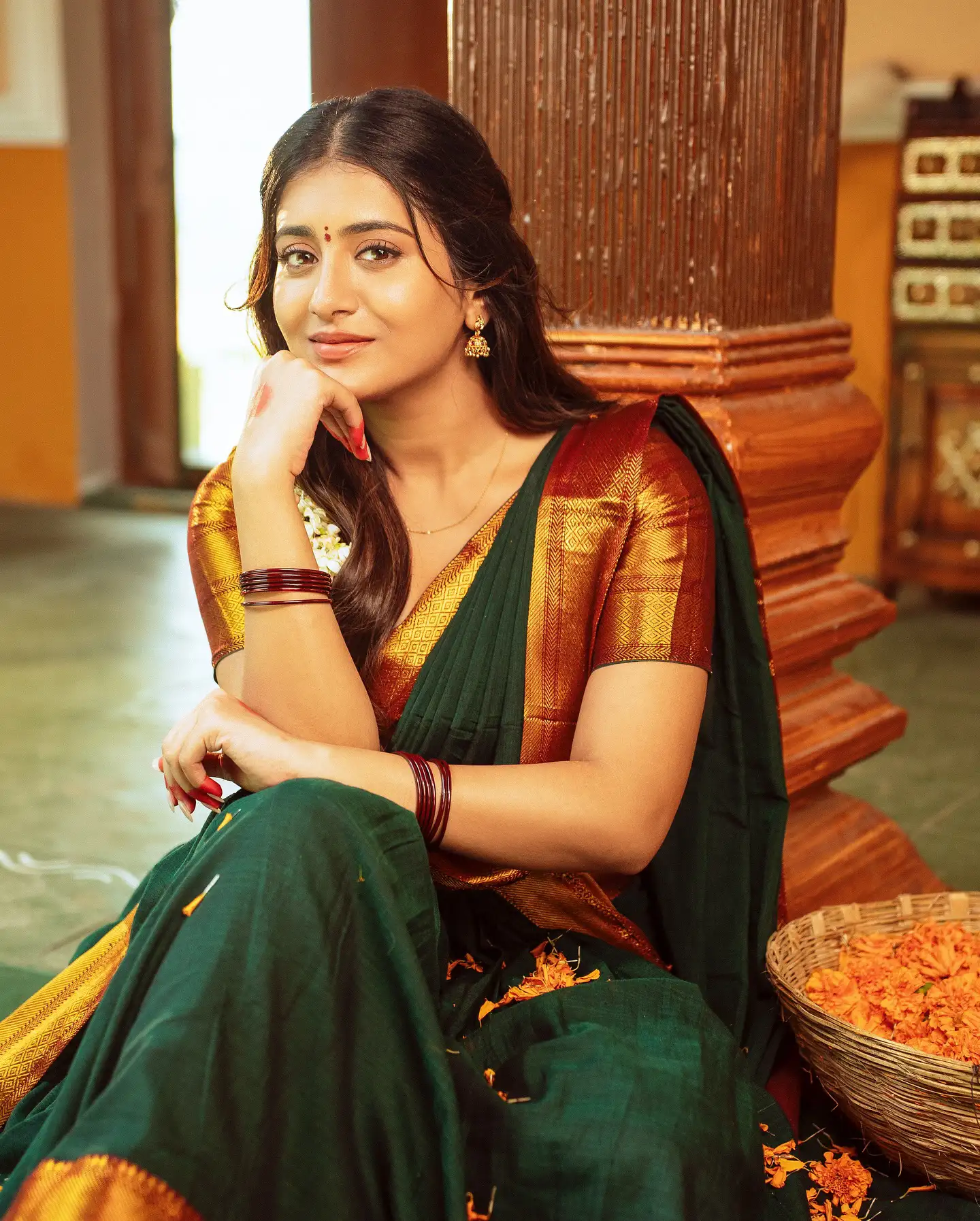 Rashi Singh Shining Looks in Half Saree