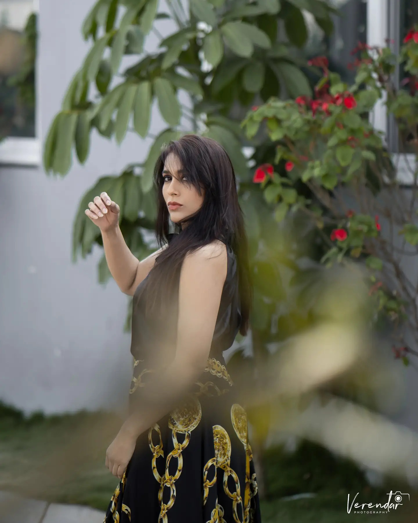 Rashmi Gautam Smashing Looks in Black Dress