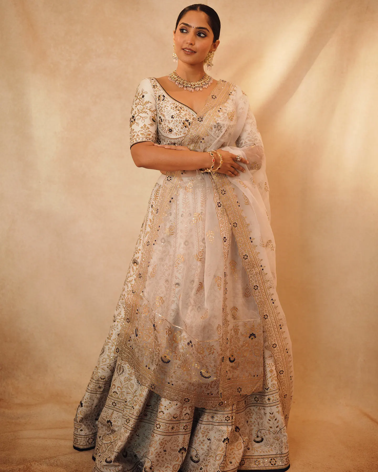 Reba Monica John Shines in Traditional Dress