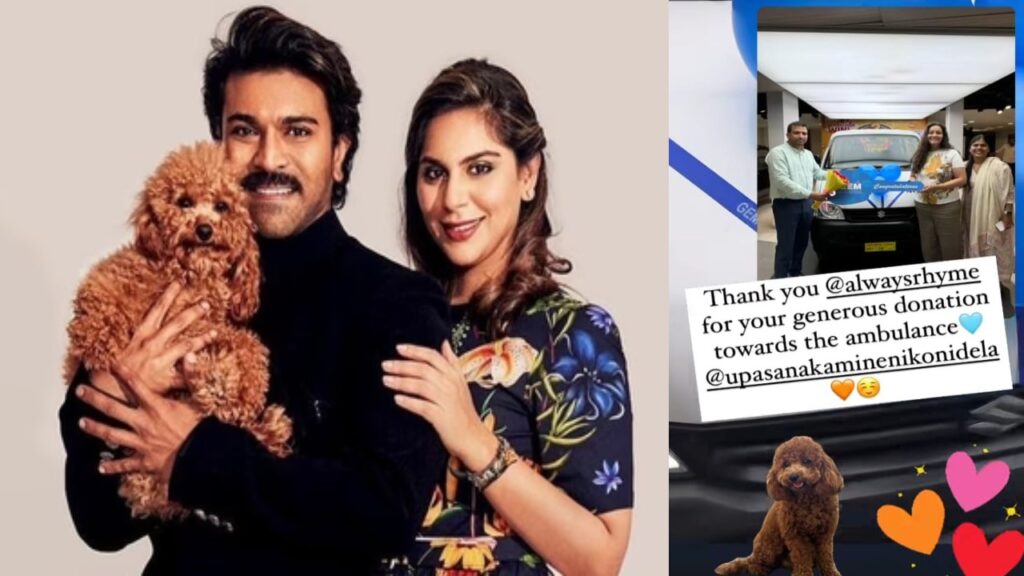 Renu Desai thanks Ram Charan for his generosity