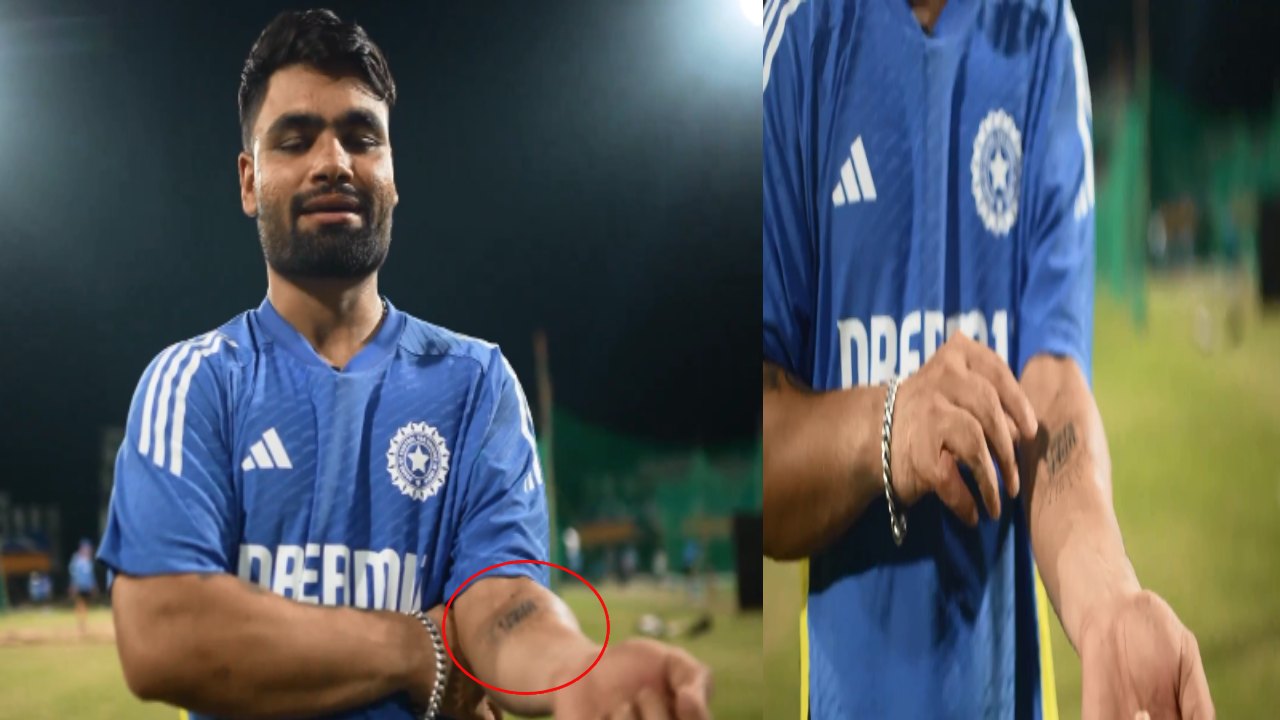 Rinku Singh : రింకూ సింగ్ టాటూ చూశారా? దేవుడి ప్లాన్ అంటూ.. వీడియో Rinku Singh : రింకూ సింగ్ టాటూ చూశారా? దేవుడి ప్లాన్ అంటూ.. వీడియో