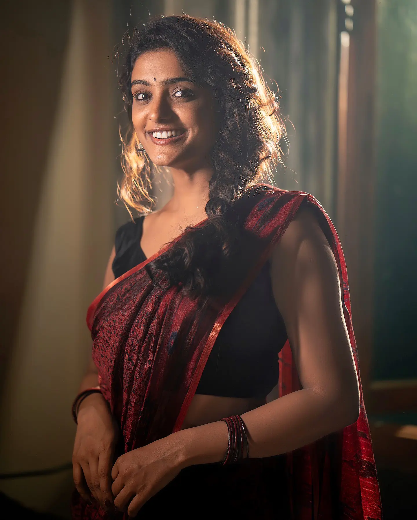 Roopa Koduvayur Cute Photos in Saree