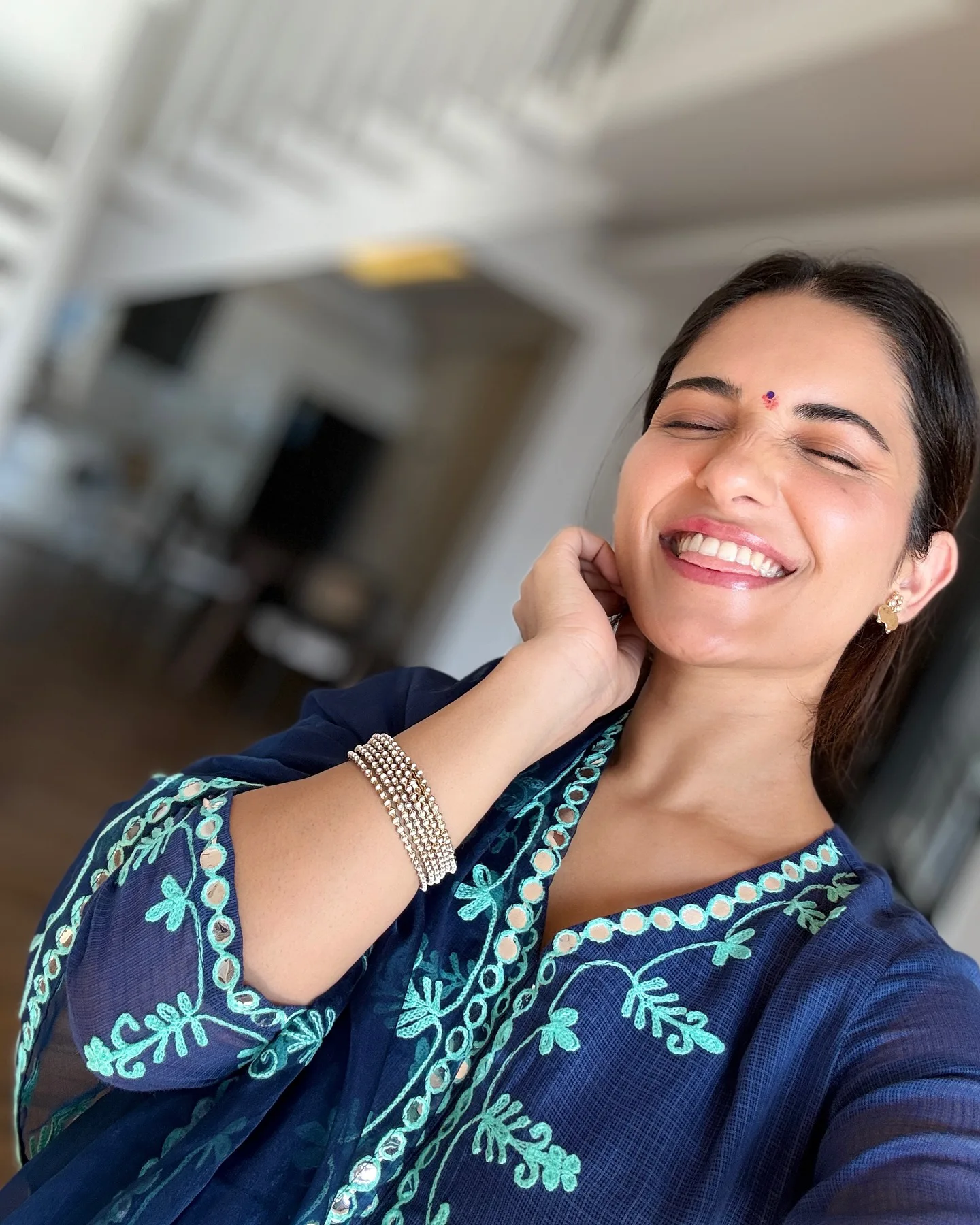Ruhani Sharma Simple and Cute Photos on Diwali