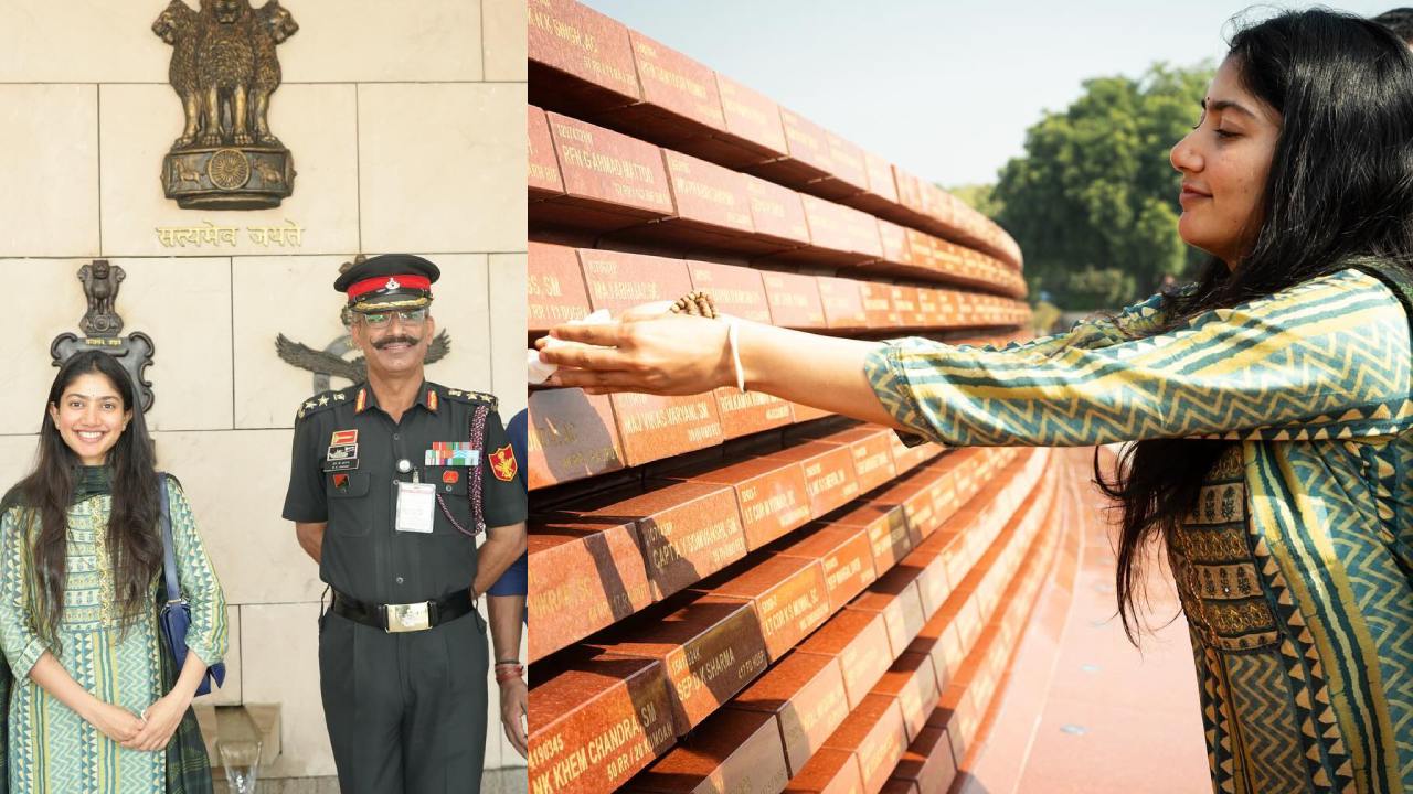 Sai Pallavi Pays Tributes : నేషనల్ వార్ మెమోరియల్ వద్ద నివాళులు అర్పించిన సాయి పల్లవి.. ఫొటోలు వైరల్..