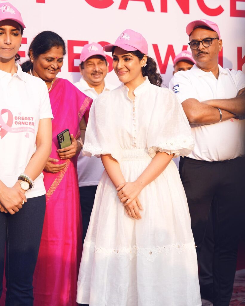 Actress Samyuktha Participated in Balakrishna Basavatarakam Cancer Hospital Awareness Program 
