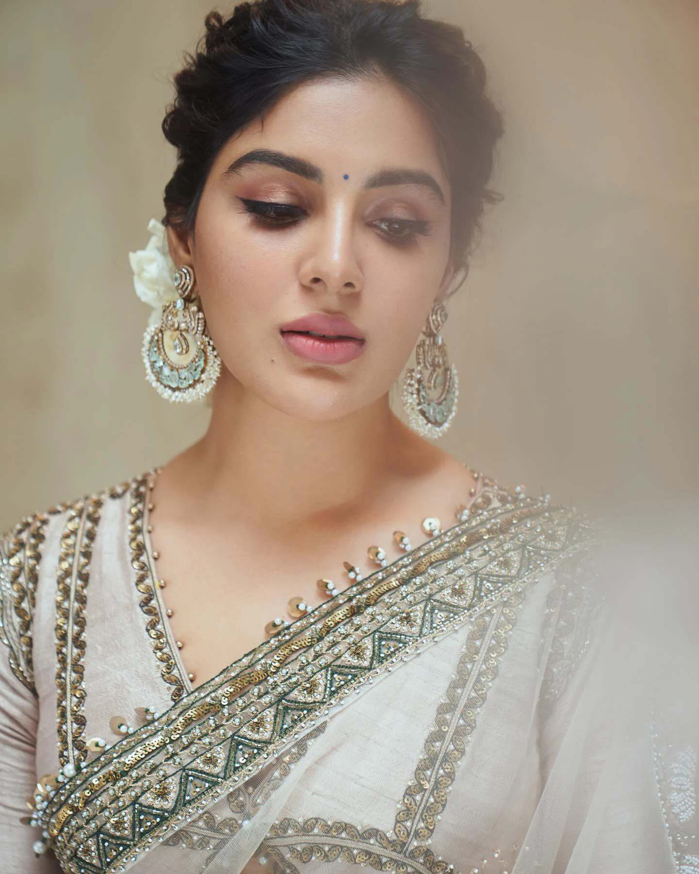 Samyuktha Stunning Looks in Saree