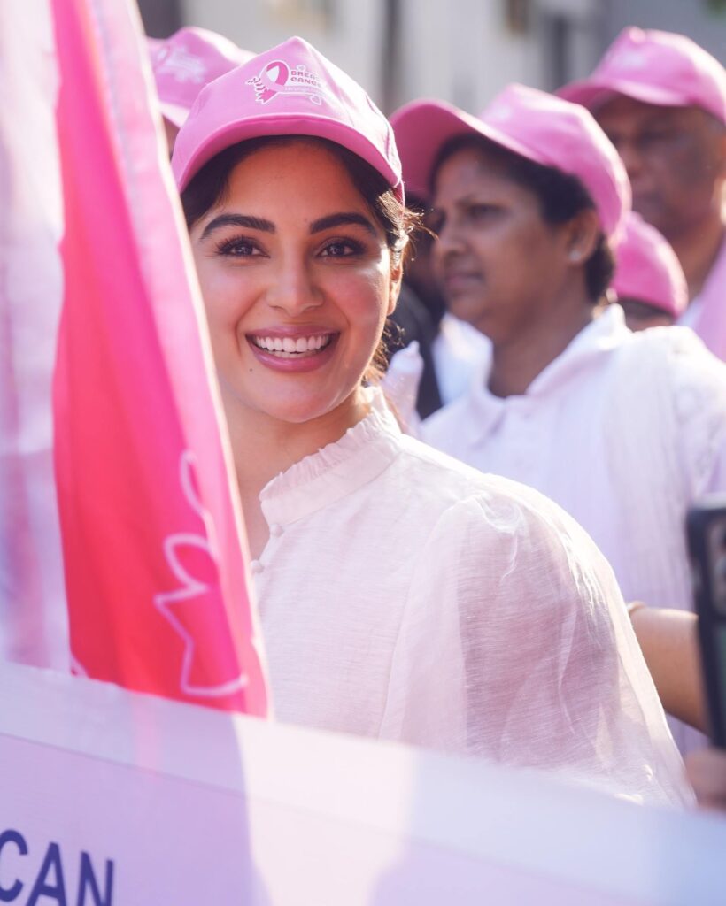 Actress Samyuktha Participated in Balakrishna Basavatarakam Cancer Hospital Awareness Program 