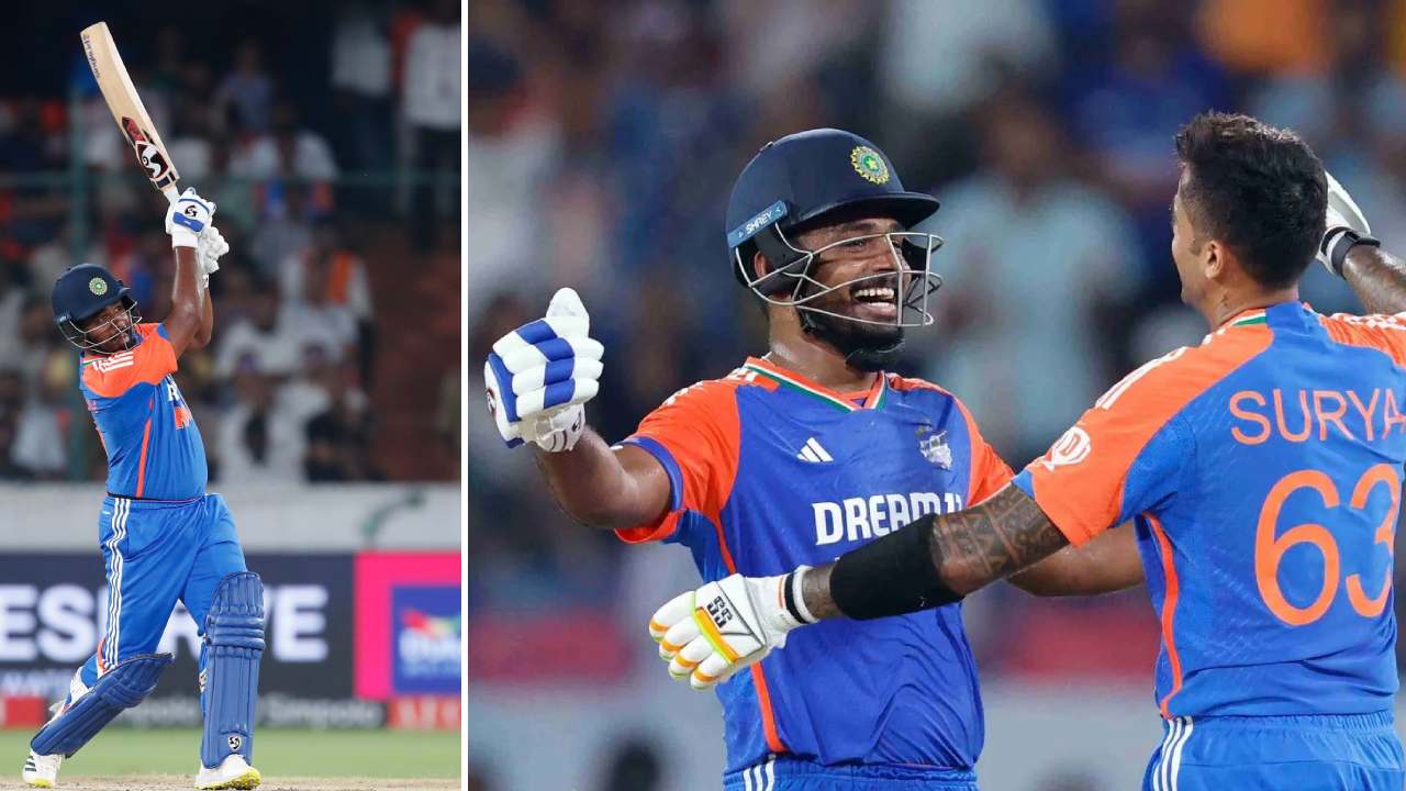sanju samson: ఒకే ఓవర్లో వరుసగా ఐదు సిక్సులు కొట్టిన సంజూ శాంసన్ .. వీడియో వైరల్ sanju samson: ఒకే ఓవర్లో వరుసగా ఐదు సిక్సులు కొట్టిన సంజూ శాంసన్ .. వీడియో వైరల్