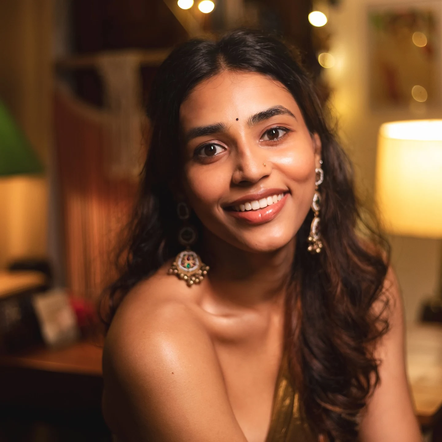 Sapthami Gowda Stunning Looks in Saree